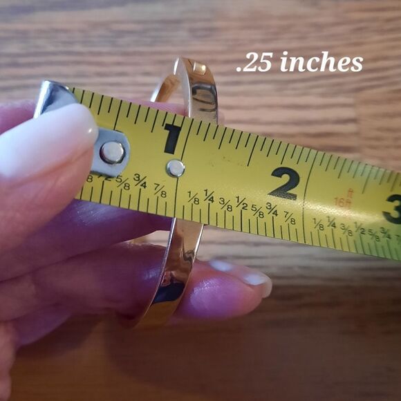 KATE SPADE ♤ Do The Twist Vintage Rosegold Hinged Bracelet MINIMALIST - Picture 8 of 9